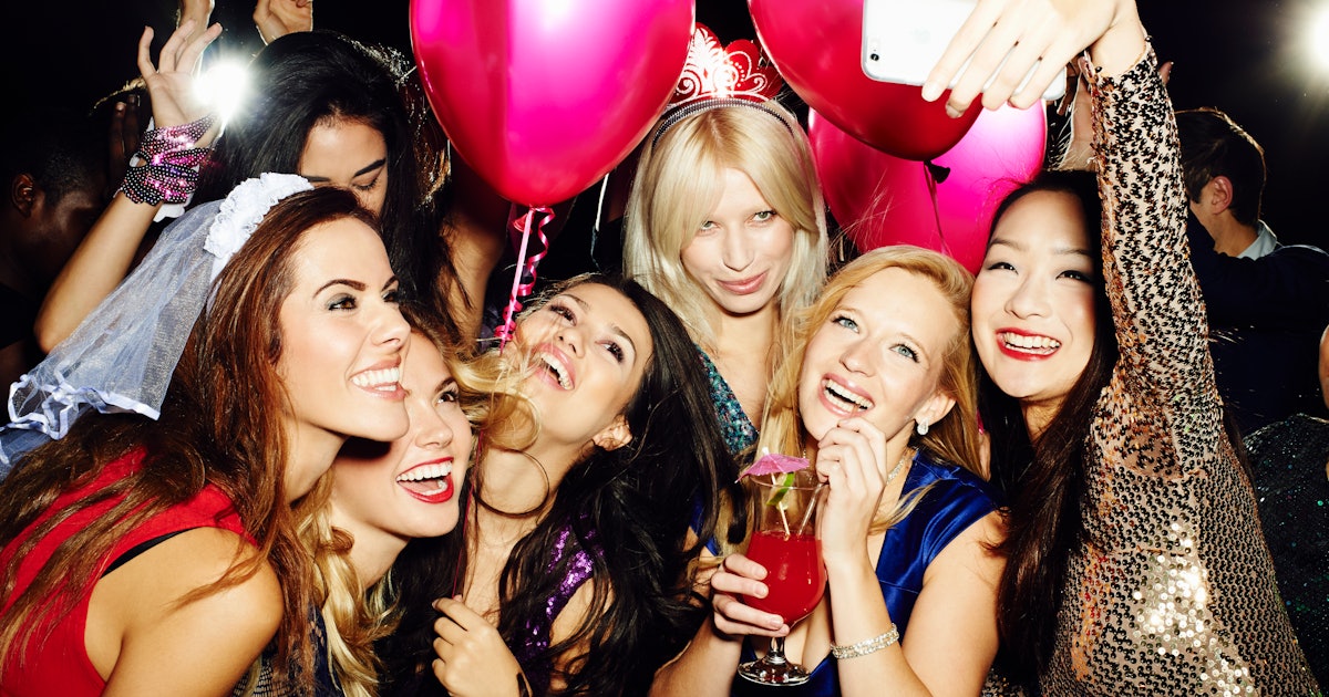 What percent of women cheat at their bachelorette party