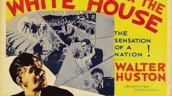 The cover of the 1933 movie 'Gabriel over the White House'