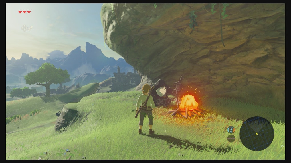How To Pass Time In Zelda Breath Of The Wild Guide To Make A Campfire Or Find A Bed
