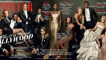 The 'Vanity Fair' cover spread that features black actors