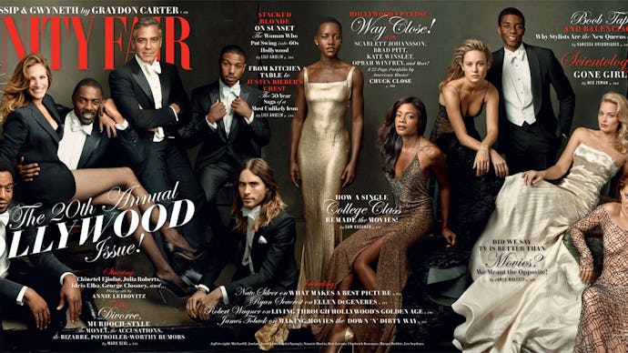 The 'Vanity Fair' cover spread that features black actors