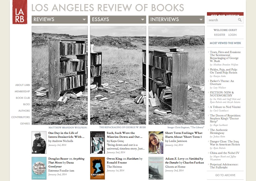 The literary Blog Los Angeles Review of Books.