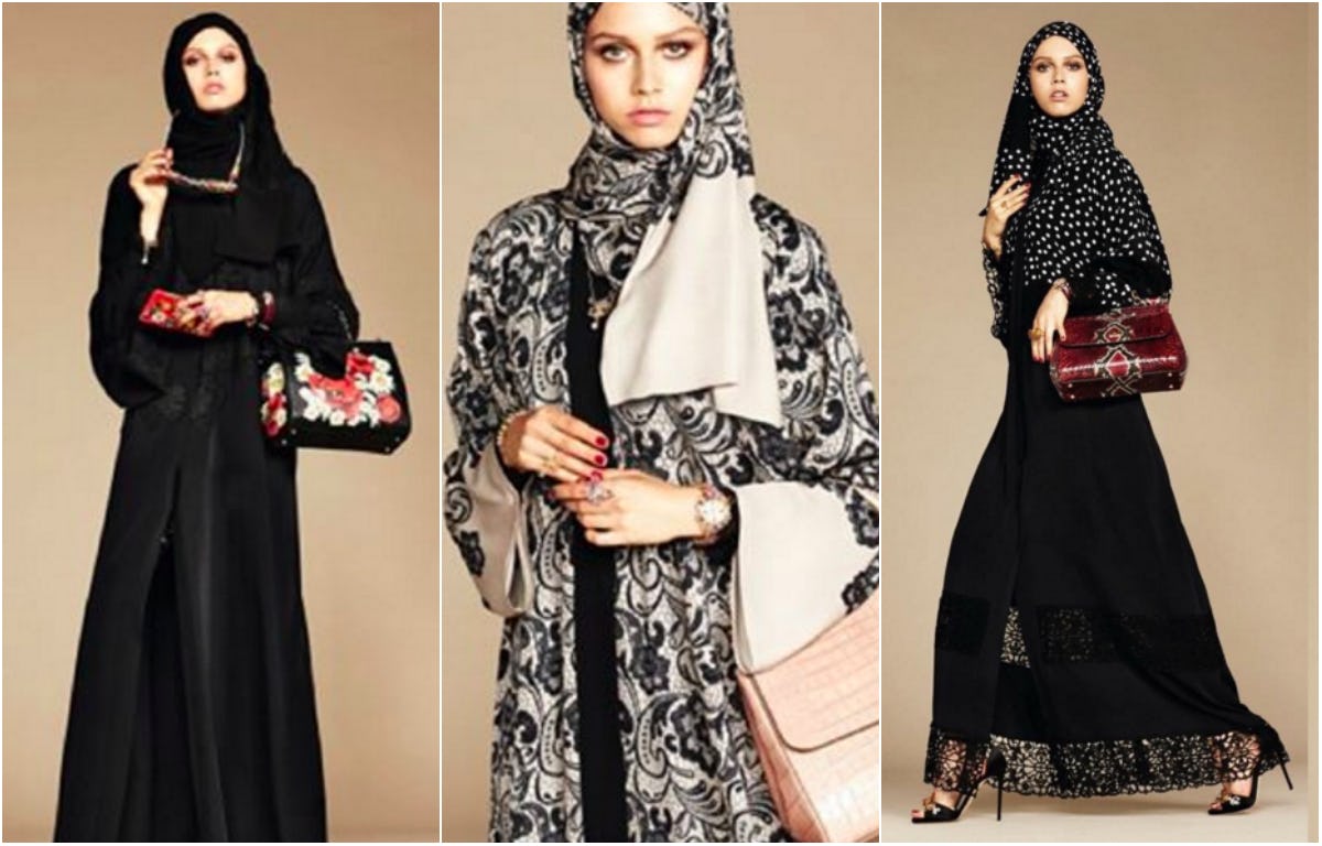 Abaya dolce 2024 and gabbana