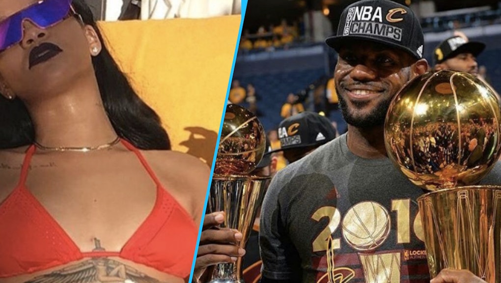 Rihanna Cheered On Lebron James On Instagram And The Internet Freaked Out About It