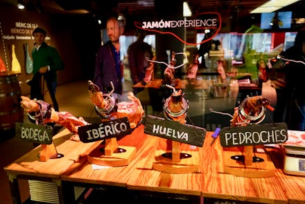 Different ham at the Spain’s only ham museum