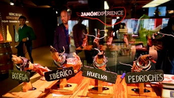 Different ham at the Spain’s only ham museum