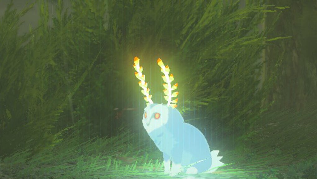 Zelda Breath Of The Wild Blupee How To Catch The Glowing Blue Spirit Rabbit Zelda Breath Of The Wild Blupee How To Catch The Glowing Blue Spirit Rabbit
