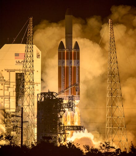 NASAs space rocket taking off on its mission to touch the sun