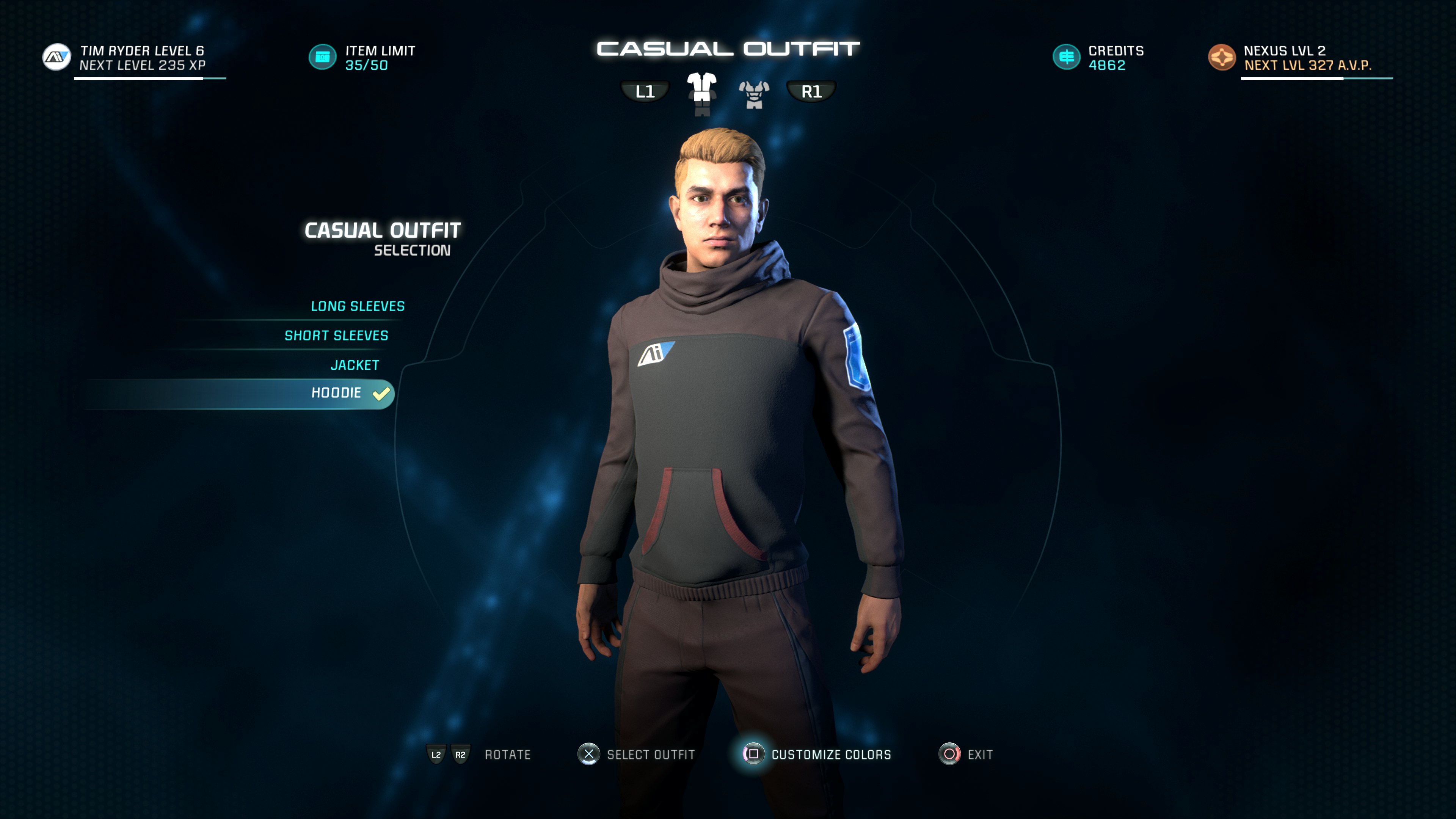 mass effect andromeda deluxe edition casual outfit
