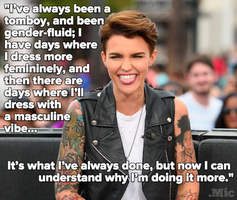 Ruby Rose Gender Gender-Fluid Fashion Baes Unite: Ruby Rose Dubs Jaden Smith the Role ...