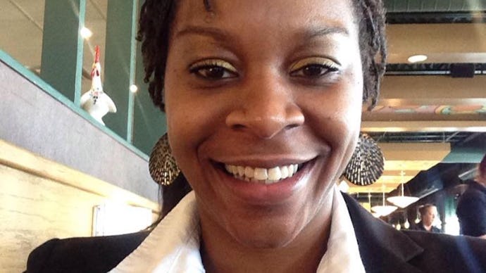 Sandra Bland taking a selfie 