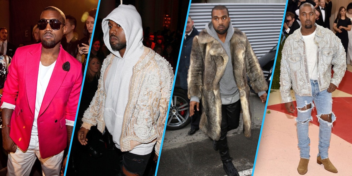 From pink polo shirts to weird boots: How Kanye's fashion has evolved