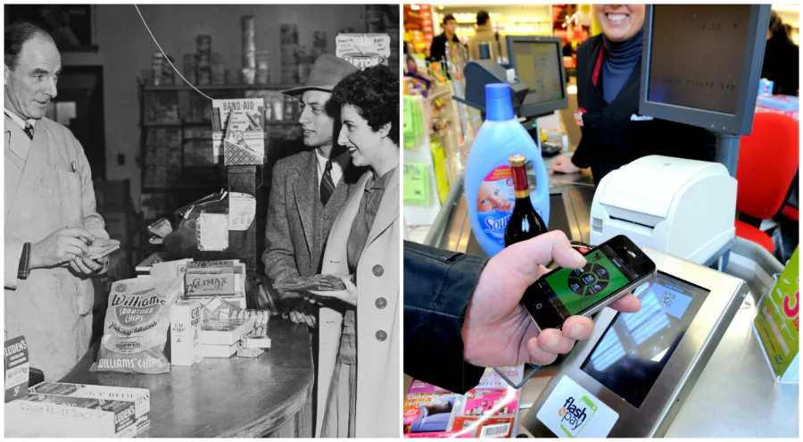 16 Photos of Shopping, Then and Now, Reveal How Our World Has Changed