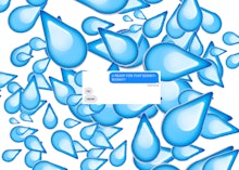 A bunch of tear emojis with a text in the middle