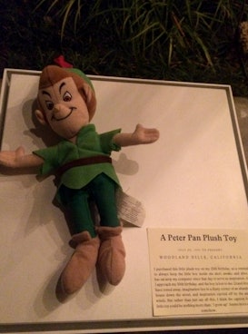 Peter Pan plush toy at the Museum of Broken Relationships 
