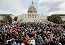 More tha 800 march for our lives demonstration in front of United States Capitol