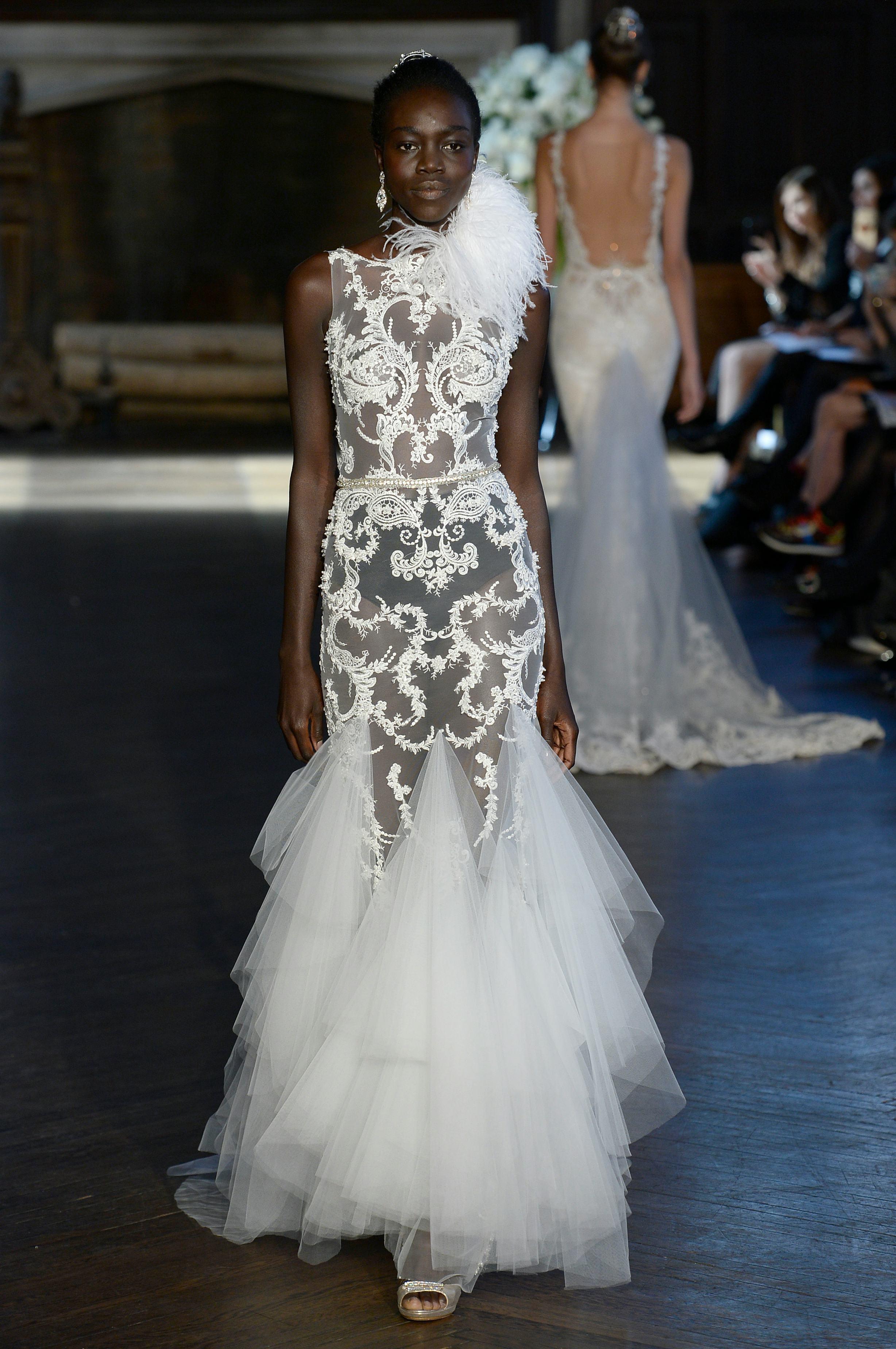 wedding dresses on black models