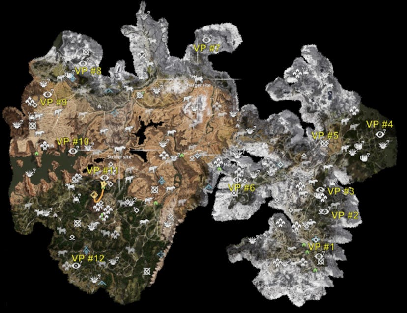 Horizon Zero Dawn Vantage Point Devil's Thirst 'Horizon Zero Dawn' vantage points: Locations for all 12 and how to