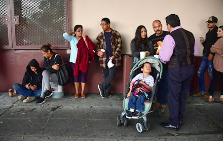 Immigrant parents with children applying for the Deferred Action for Childhood Arrivals (DACA) progr...