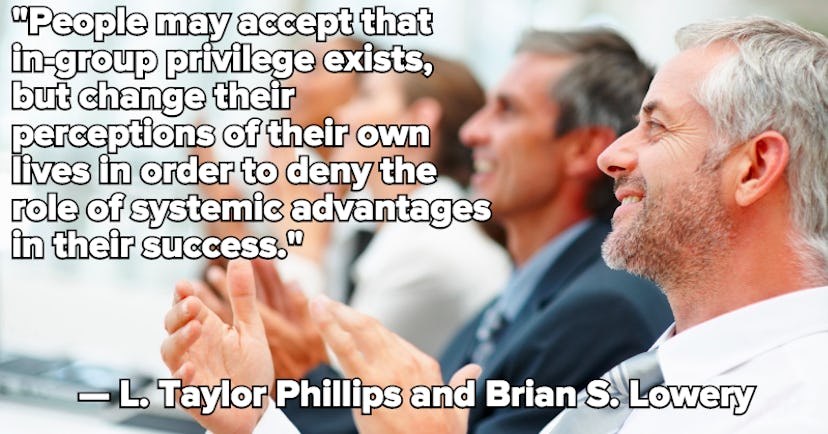 This New Study Explains Why White People Deny Their Privilege