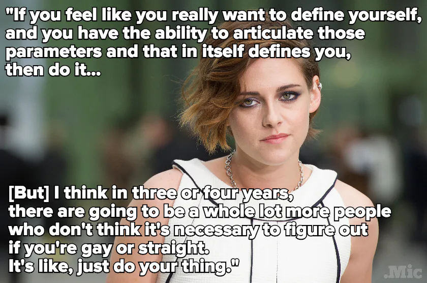 In One Quote, Kristen Stewart Sums Up the Honest Truth About Sexual Labels