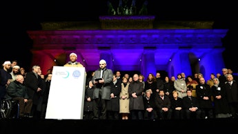 Imams against terrorism in Europe standing together