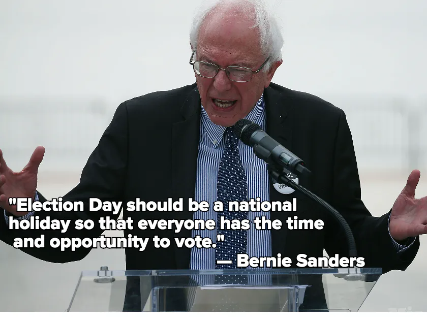 Bernie Sanders Just Introduced a Bill That Would Transform Voting in ...