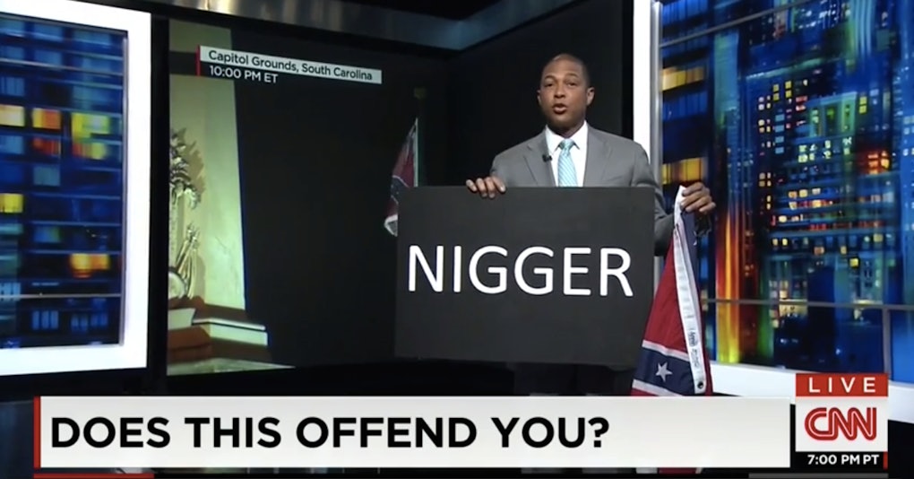 Cnn S Don Lemon Holds Up A Nigger Sign To Spark A Race Discussion — Instead It Backfires