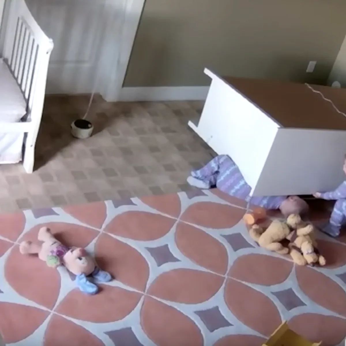 video of dresser falling on twins Mom Of Boy Who Saved Twin Brother From Falling Dresser Calls Him A Hero