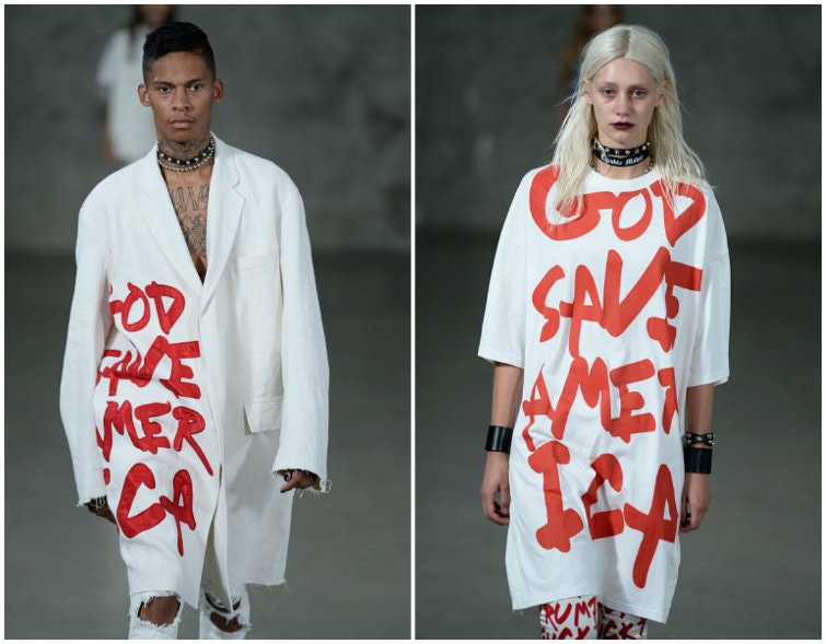 At NYFW R13 declared war on Donald Trump with a delightfully NSFW