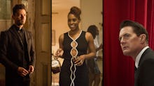 A three-part collage of 'Preacher,' 'Insecure', and Twin Peaks: Return' to watch when you're not wat...