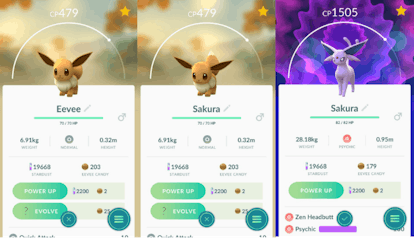 Want to make sure your Eevee evolves into Umbreon or Espeon in the Pokémon  GO update? Here's how