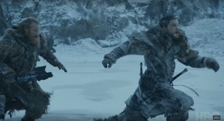 ‘Game of Thrones’ scene with two characters running