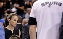 Female NBA coach at her first game