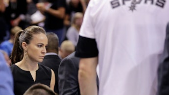 Female NBA coach at her first game