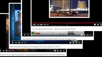 The science behind why people doubt terrorist attacks happened four YouTube video screenshots