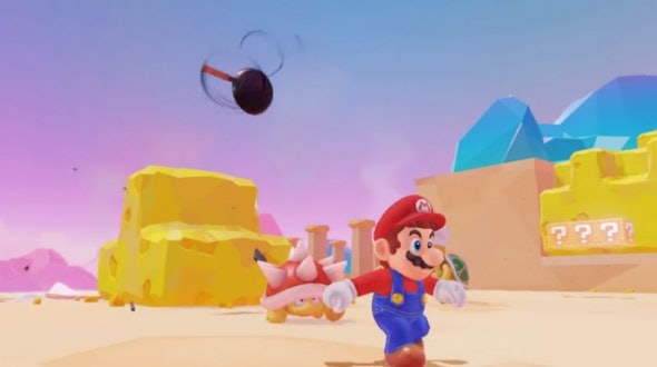 Super Mario Odyssey desert level secret room