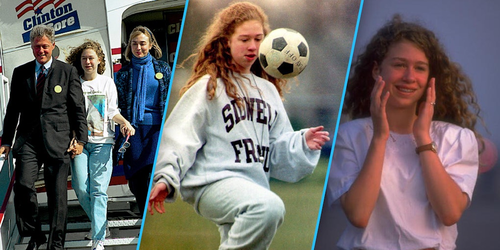 Unsung Style Icon Chelsea Clinton Fearless Embracer Of Mom Jeans And Super Frizzy Hair