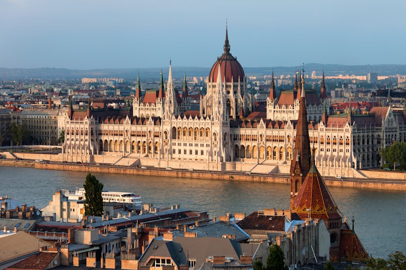 Hungarian Parliament Building in Budapest