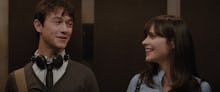 Joseph Gordon-Levitt and Zooey Deschanel from 500 days of summer.