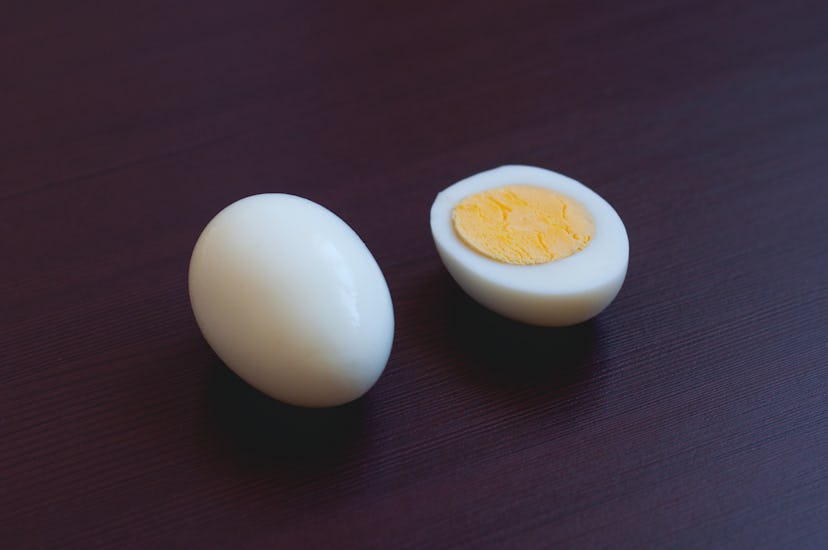 Hard-boiled eggs