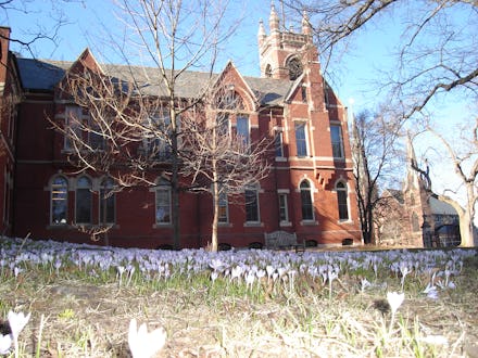The building of the Smith College, women's college that is admitting transgender women