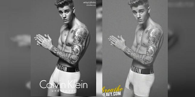 photoshop of justin bieber