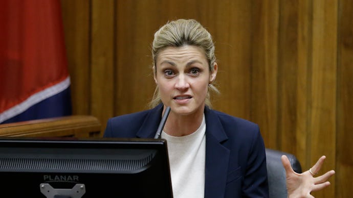 Erin Andrews talking about ESPN forcing her to discuss her stalker and 2009 hotel video