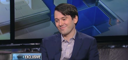 Martin Shkreli during an interview on a television show