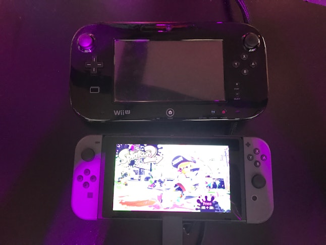 Nintendo Switch Vs Wii U Gamepad Comparison Photos With Wii U 3ds Iphone And More