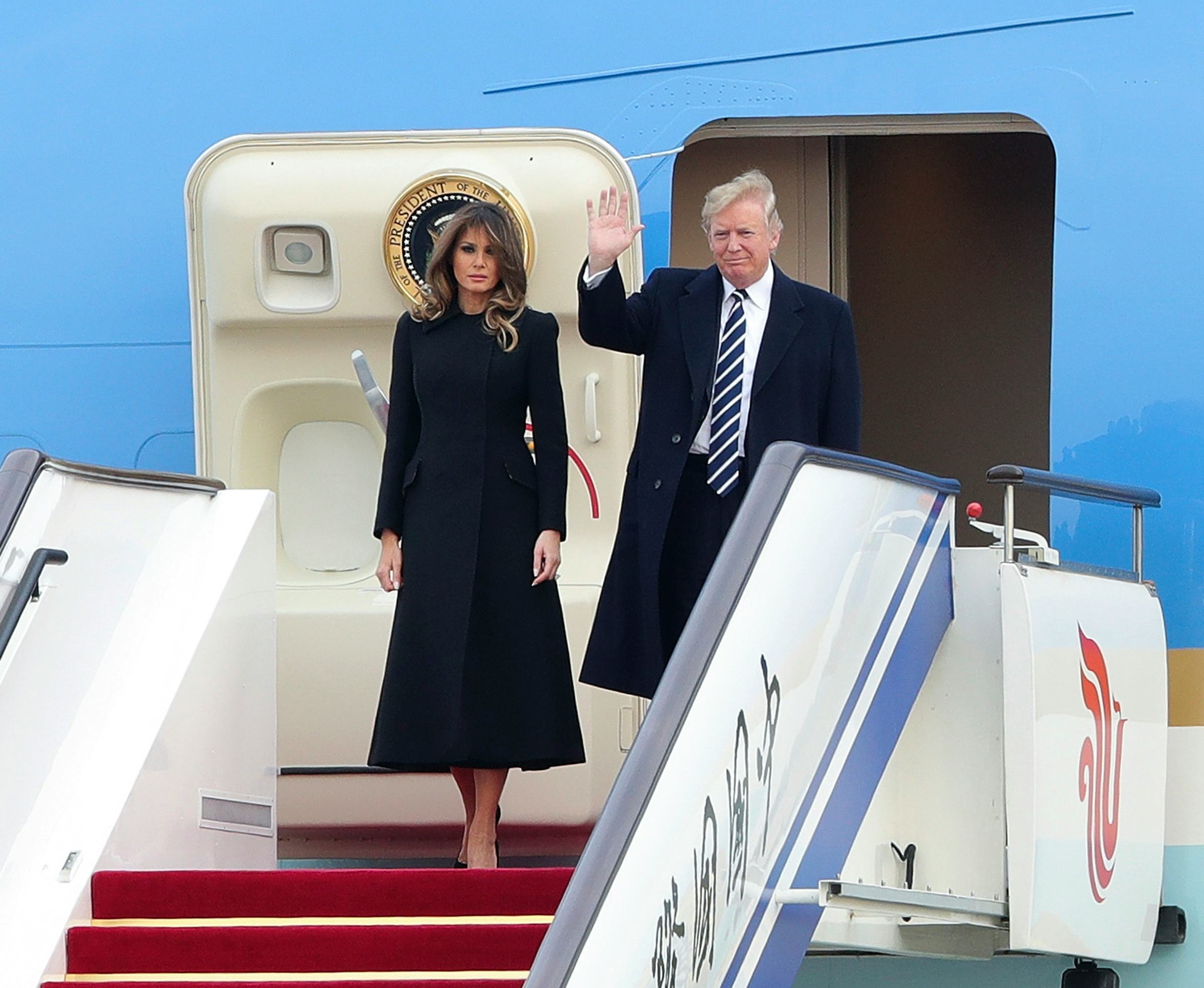 What Melania Trump Wore Her 42nd Week As First Lady — In Japan, China ...