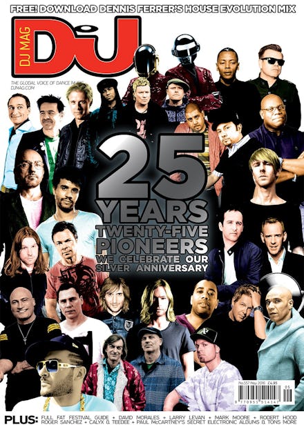 DJ Mag’s 25th Anniversary Issue that features only male celebrities