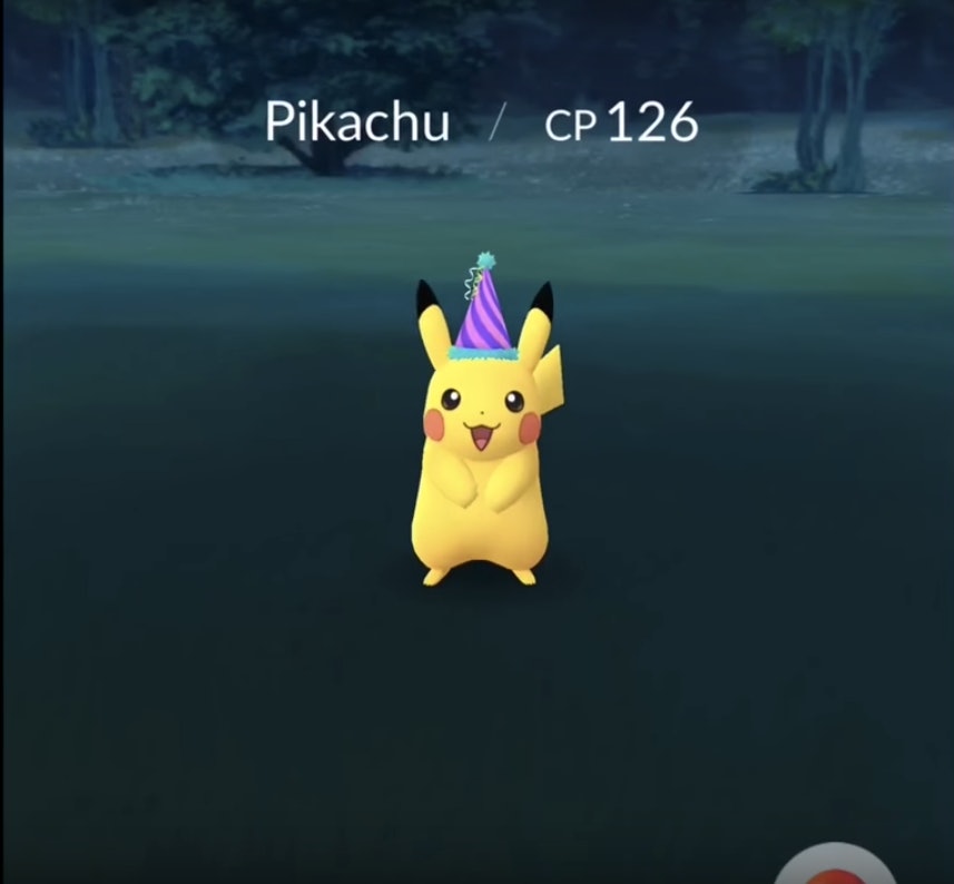 pikachu with hat