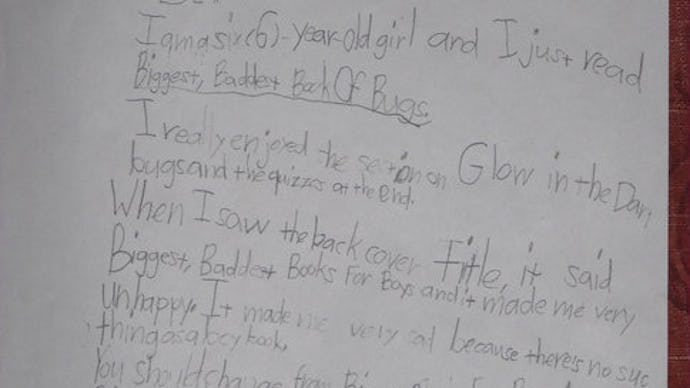 6-year-old girl's letter that ended an entire company's sexist marketing